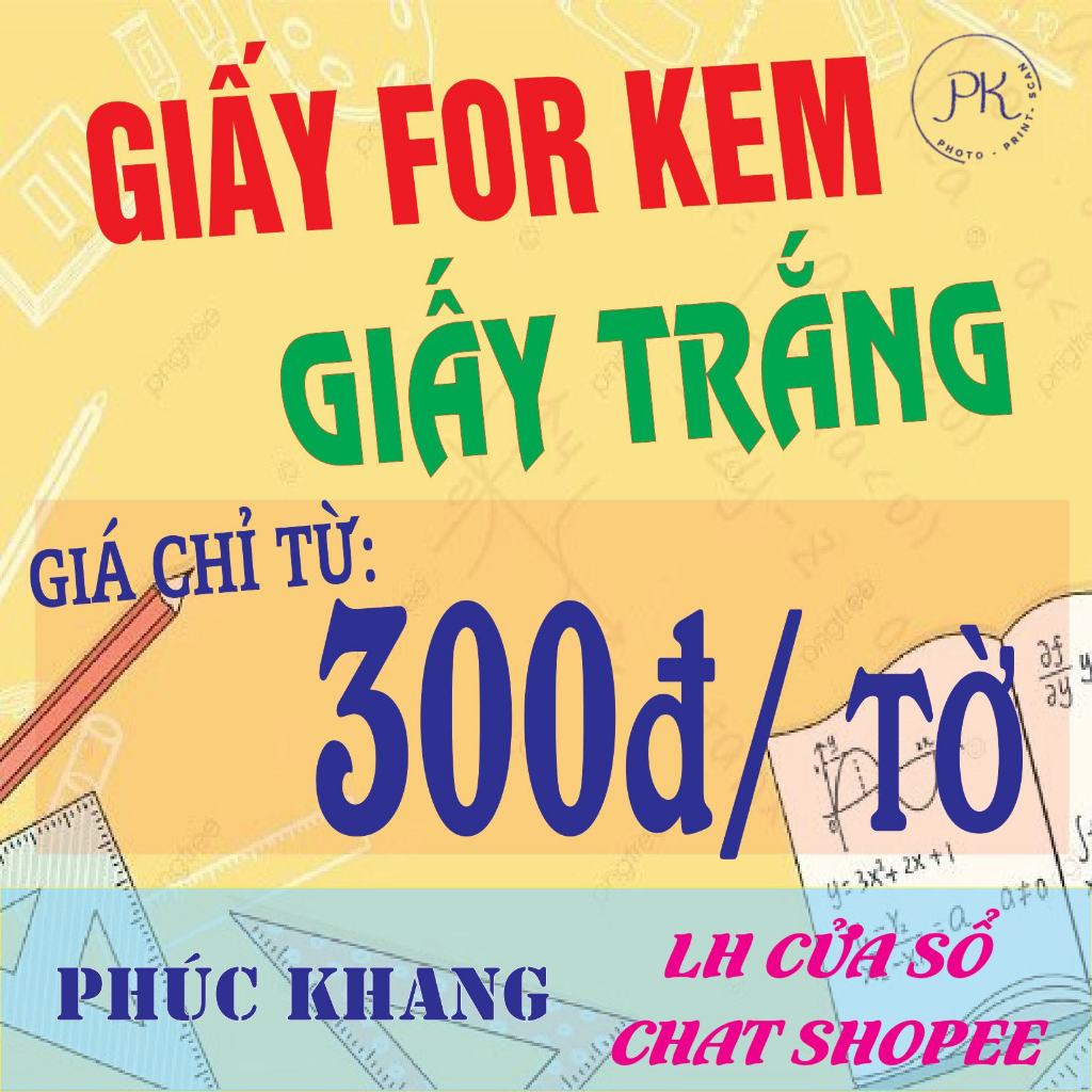 [HA TC] Giấy Vẽ A4 ford kem theo yêu cầu