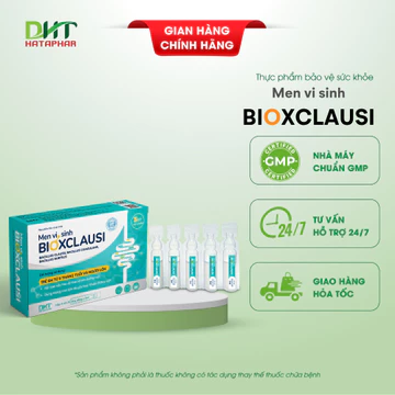 TPBVSK Men vi sinh BIOXCLAUSI bổ sung lợi khuẩn đường ruột, cải thiện hệ vi sinh đường ruột Hộp 20 ống