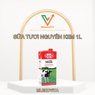 Sữa tươi nguyên kem Ba Lan Mleko chuyên dùng pha chế đồ uống