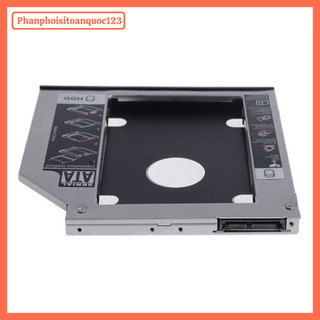 Caddy Bay FB SATA III 9.5mm/12.7mm – Giá Đỡ Gắn Thêm Ổ Cứng SSD HDD Cho Laptop Thay Ổ DVD nhôm nguyên khối