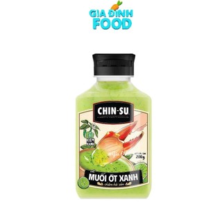 Xốt Muối Ớt xanh - Muối ớt đỏ Chin-Su Chai 200Gr