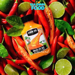 Xốt Muối Ớt xanh - Muối ớt đỏ Chin-Su Chai 200Gr
