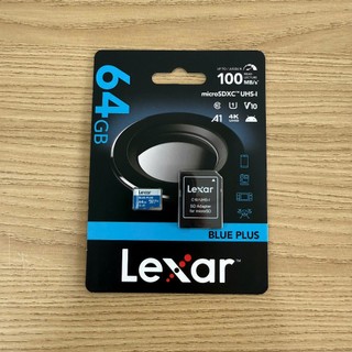 [ Chính hãng] Thẻ nhớ Lexar 64G BLUE PLUS microSDXC UHS-I  tốc độ đọc siêu cao 100MB/S