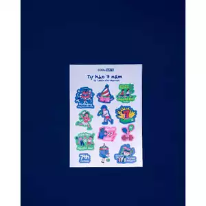 Stickers sinh nhật 7 tuổi Coolmate