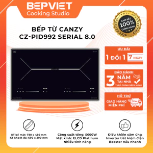 Bếp từ Canzy CZ-PID992 SERIAL 8.0 [Nhập khẩu Thái Lan] full tính năng, inverter