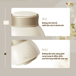 Máy Xay Ăn Dặm Bear 0.6L  QSJ-D02Q1 Thiết Kế Nhỏ Gọn Tiện Lợi, Phù Hợp Sử Dụng Trong Gia Đình - Công Tiến Kitchen