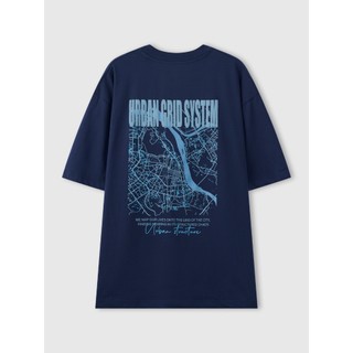 [BST Comfort Me-We] Áo phông nam YODY Relax In URBAN GRID SYSTEM MCTS26S038