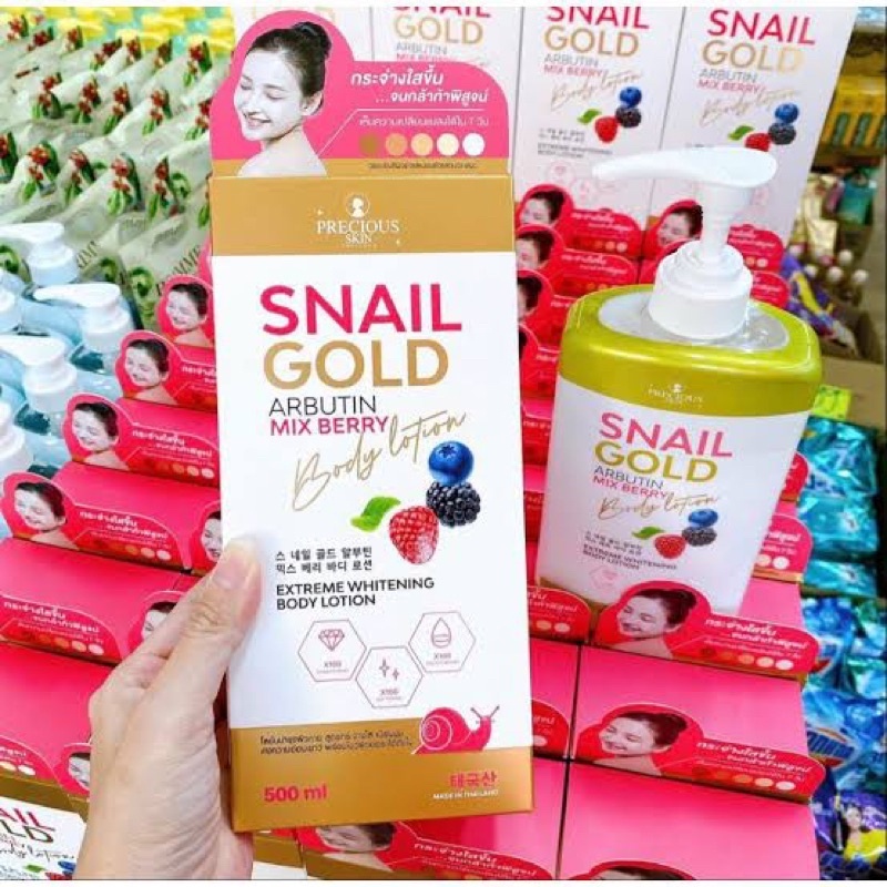 Dưỡng thể Snail Gold Chính hãng Thái Lan Arbutin mix Berry Body Lotion