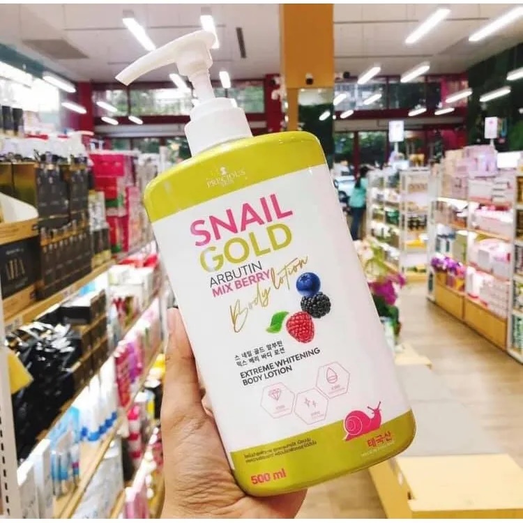 Dưỡng thể Snail Gold Chính hãng Thái Lan Arbutin mix Berry Body Lotion