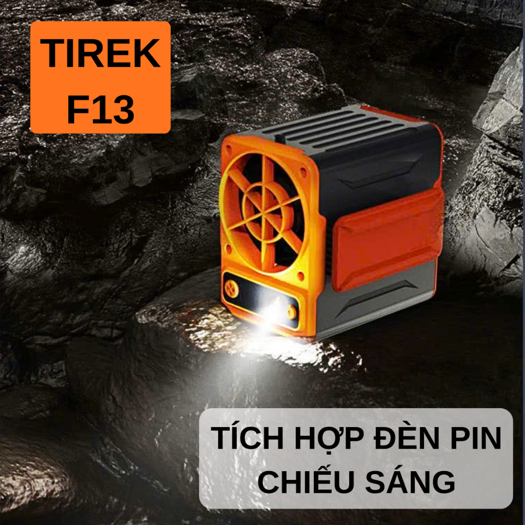 Quạt đeo thắt lưng đeo cổ F13, F17 quạt tích điện Pin dung lượng cao 10000, 15000mAh làm mát 10-12h