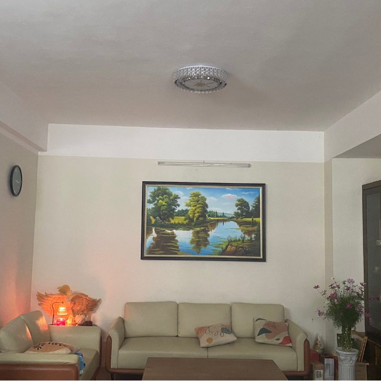 Đèn ốp trần pha lê EVA AP081 D50cm 3 chế độ ánh sáng phong cách hiện đại, sang trọng bảo hành 12 tháng