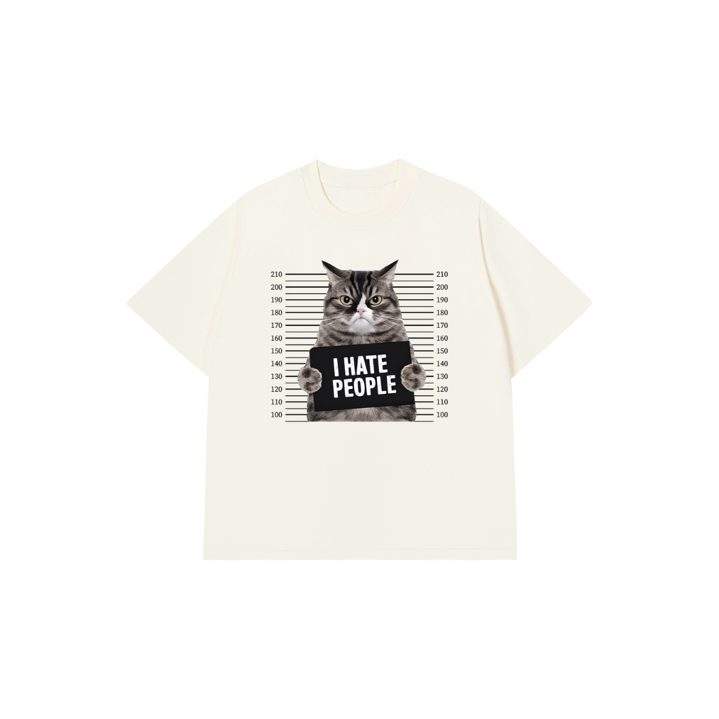 Áo Vớ Vẩn Vui Tươi REDLABEL Áo Thun I HATE PEOPLE TS85