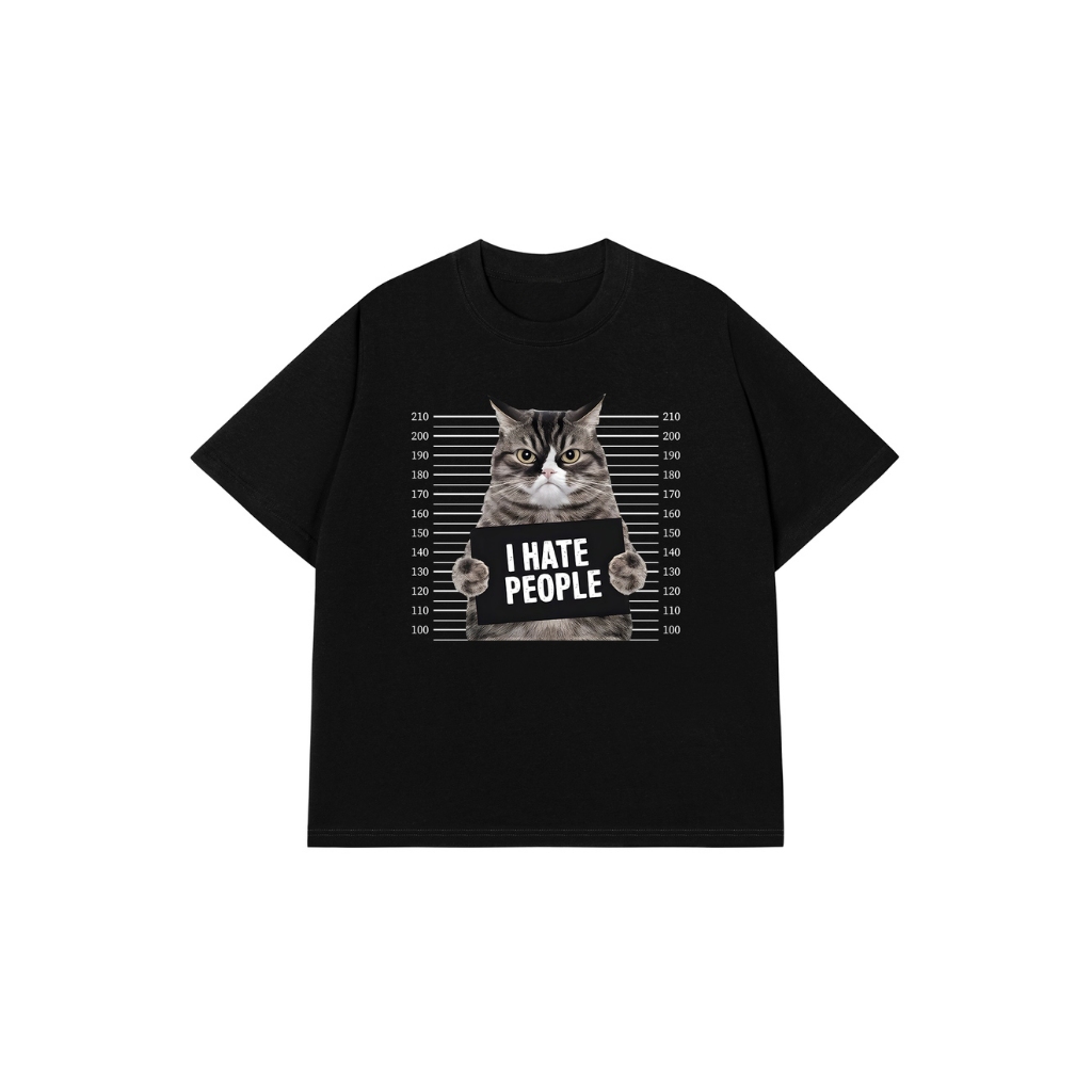 Áo Vớ Vẩn Vui Tươi REDLABEL Áo Thun I HATE PEOPLE TS85