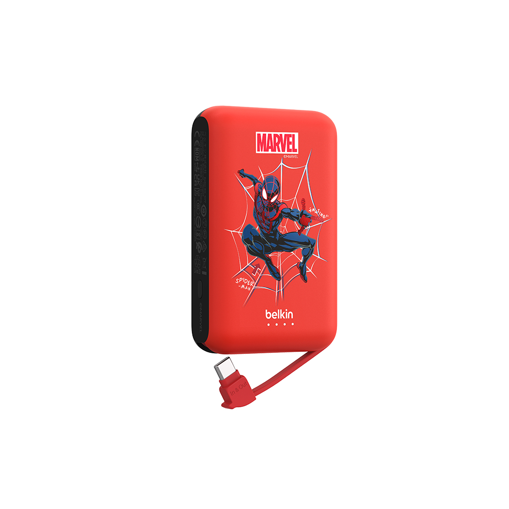 Pin sạc dự phòng Belkin Boost Charge 10.000mah Phiên Bản Giới Hạn MARVEL sạc nhanh 20W PD kèm dây cáp type C | BigBuy360 - bigbuy360.vn