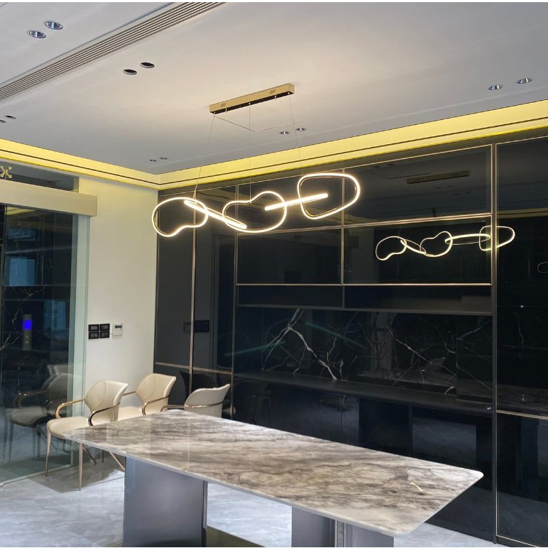 Đèn thả bàn ăn đèn thả trần EVA AP1222 dài 1m5 độc đáo trang trí phòng khách, phòng ăn, quầy bar bảo hành 24 tháng