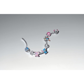 Vòng Tay Bạc Disney x Pandora Khóa Stitch Xanh