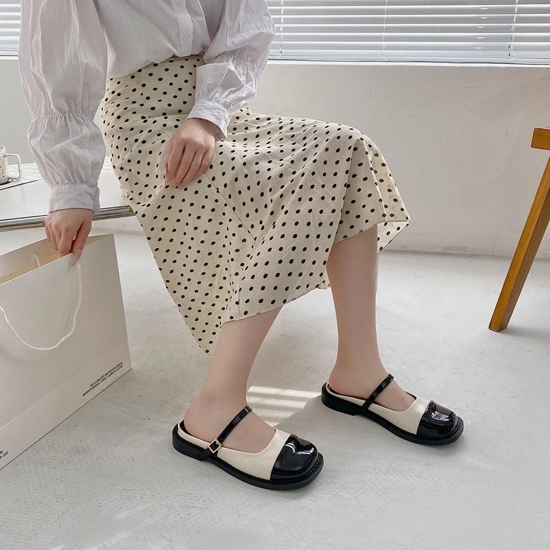 Giày búp bê lolita 2 Quai Nữ Thời Trang mũi vuông WINDY BB-0247 BB-0248 BB-0249 | BigBuy360 - bigbuy360.vn