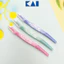 Set 3 Dao cạo lông mày lưỡi thép có màng bảo vệ Kai Can For Women Eyesbrow kèm nắp nhựa bảo vệ