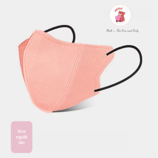 COMBO 100 CÁI Khẩu trang người lớn 3D màu trơn, mùa hè mát mẻ, thời trang cao cấp MEILI STORE