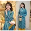 Áo Dài Gấm Vân Hoa Phom Suông Dáng Xưa Áo Dài Nữ Cách Tân Tay Loe Thắt Dây Nơ Cao Cấp Chụp Ảnh Xuân Lễ T1495G