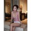 ELYMOSE - KIMMI CORSET CARO ĐỎ ĐAN DÂY TRƯỚC NGỰC 8 GỌNG ÔM SÁT BODY TÔN DÁNG ( đọc kỹ mô tả )