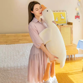 Gấu bông vịt thú nhồi bông ngan ngỗng vịt con nằm dễ thương