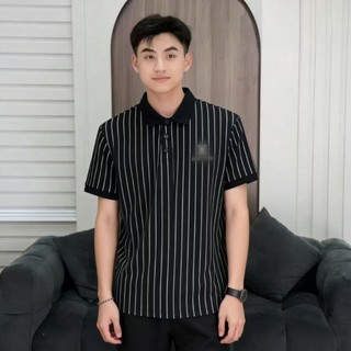 Áo sơ mi Polo nam ngắn tay, thiết kế khâu sọc phong cách trẻ trung nam/nữ được làm từ vải polyamide spandex chất lượng