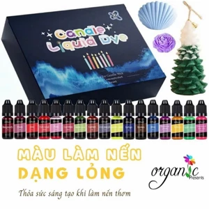 MÀU LỎNG LÀM NẾN THƠM/RESIN HANDMADE