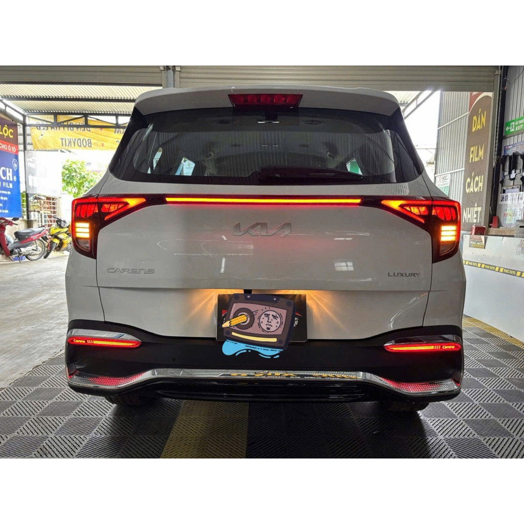 Led Cốp + Led Cản Sau Carens 2022+ Phanh Chớp , 5 Chế Độ