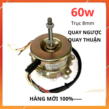 Mô tơ quạt điều hòa hơi nước quay thuận quay ngược, Động cơ quạt hơi nước trục 8mm 12mm hàng chính hãng
