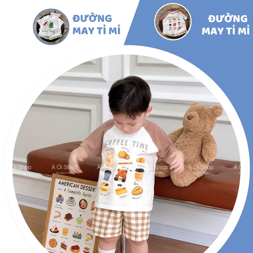 [À ƠI SHOP] K60- set 3 bộ cộc 3 mặt cún life is too - a100.342