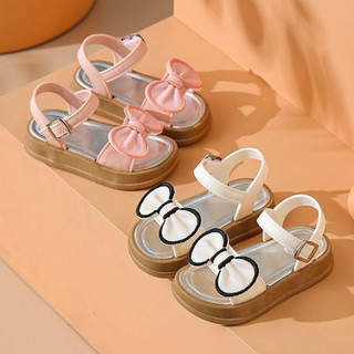 Sandal nơ cho bé gái chất liệu cao su non êm mềm nhẹ chống nước