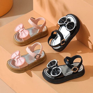 Sandal nơ cho bé gái chất liệu cao su non êm mềm nhẹ chống nước
