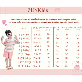 Set Bộ Bé Gái Có Tay Cổ Sen Cotton - Bộ Áo Tay Ngắn Quần Short Mùa Hè Mềm Mát