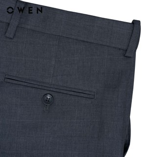 Owen - Quần tây Slim Fit Tăng đơ QST257085 màu Xám chất liệu Nano