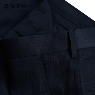 Owen - Quần tây Regular Fit QR257086 màu Xanh tím than chất liệu Nano