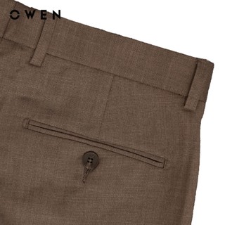 Owen - Quần tây Slim Fit QS257092 màu Nâu chất liệu TR Spandex