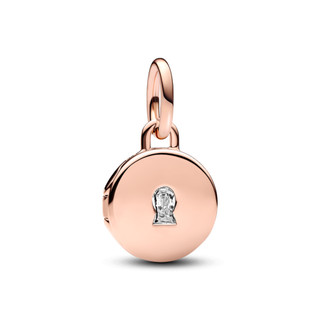 Charm Pandora Moments Mạ Vàng Hồng 14K Lồng Ảnh