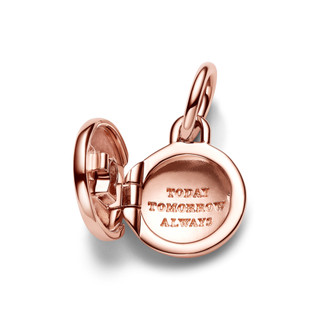 Charm Pandora Moments Mạ Vàng Hồng 14K Lồng Ảnh