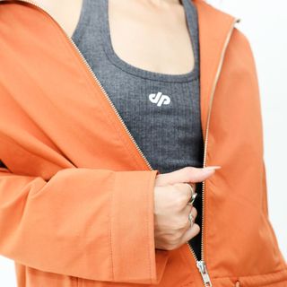 Áo Khoác Kaki Nữ JP Fashion Khóa Kéo, Có Mũ Chống Nắng, Túi Trong Tiện Lợi Năng Động Thể Thao 10712082