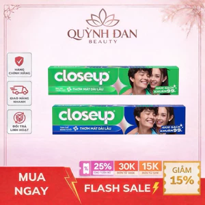 Combo 3 Kem Đánh Răng Closeup Dạng Gel Cho Hơi Thở Thơm Mát Bất Tận Bạc Hà The Mát 230G/Tuýp