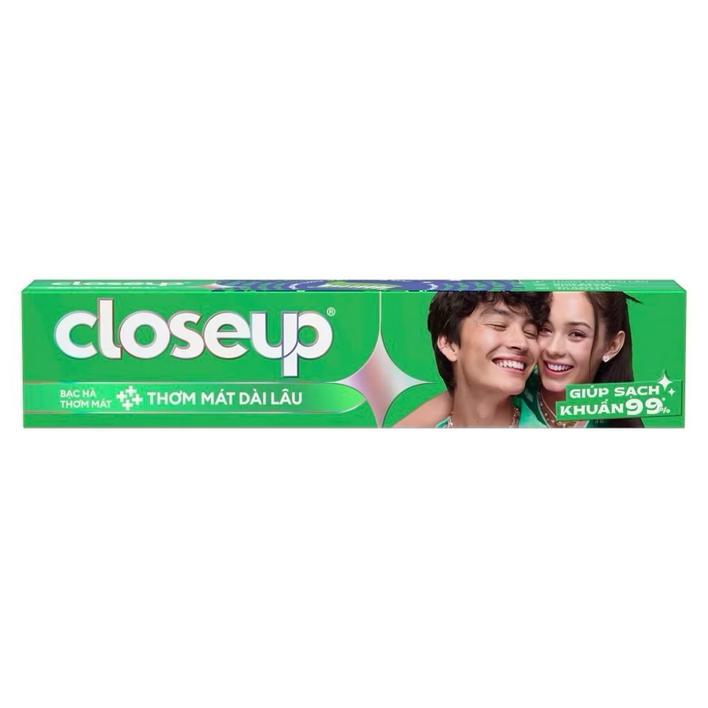 Combo 3 Kem Đánh Răng Closeup Dạng Gel Cho Hơi Thở Thơm Mát Bất Tận Bạc Hà The Mát 230G/Tuýp