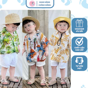 K25- bộ sơ mi hoa lá cành- a108.329