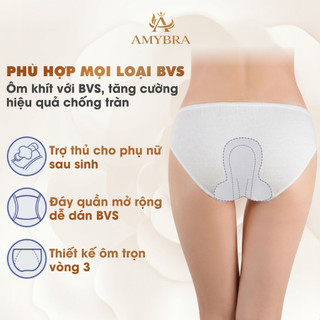 Combo 5 Quần Lót Giấy 1 Lần Tiện Lợi, Quần Lót Nữ Cotton Đóng Túi Kháng Khuẩn Riêng Biệt AMYBRA