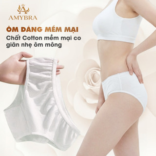 Combo 5 Quần Lót Giấy 1 Lần Tiện Lợi, Quần Lót Nữ Cotton Đóng Túi Kháng Khuẩn Riêng Biệt AMYBRA