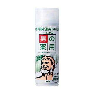 Bọt Cạo Râu Omi Menturm Chính Hãng Nhật Bản Foam Cạo Râu Mát Lạnh, Giảm Trầy Xước, Dành Cho Da Nhạy Cảm 200G