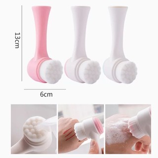 Dụng Cụ Cọ Rửa Mặt 2 Đầu Cầm Tay Maxclinic