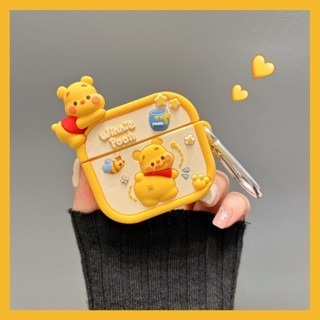 [Vỏ Airpods 1/2, Airpods 3, Pro, Pro2] Vỏ Gấu Dâu Lotso & Pooh leo cam siêu xynh RABBI