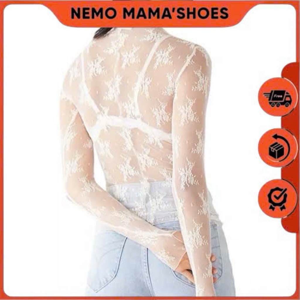 FREE PEOPLE ÁO REN LƯỚI TAY DÀI CAO CẤP – NỮ TÍNH, QUYẾN RŨ, SIÊU TÔN DÁNG ( Q260303019 )