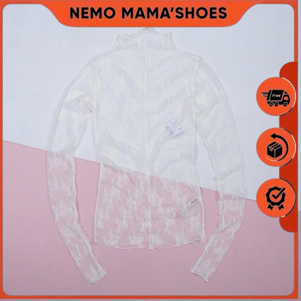 FREE PEOPLE ÁO REN LƯỚI TAY DÀI CAO CẤP – NỮ TÍNH, QUYẾN RŨ, SIÊU TÔN DÁNG ( Q260303019 )